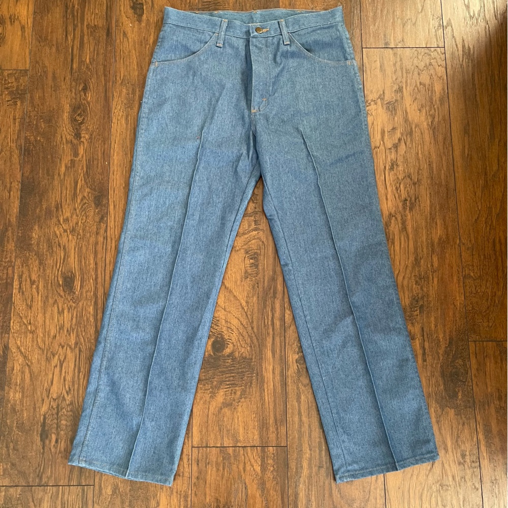 Wrangler Rugged Wear Men’s Jeans 34x30 100% Cotton Blue Denim